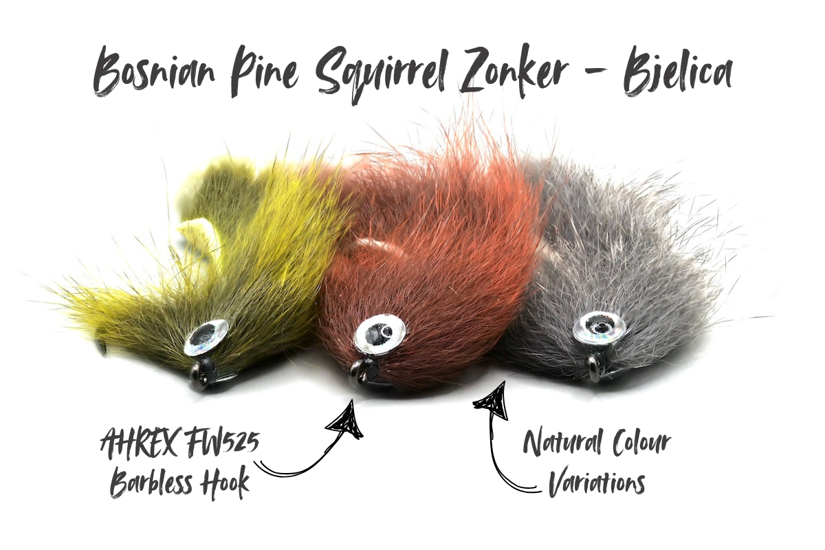 Bosnian Pine Squirrel Zonker (Bjelica) Selection