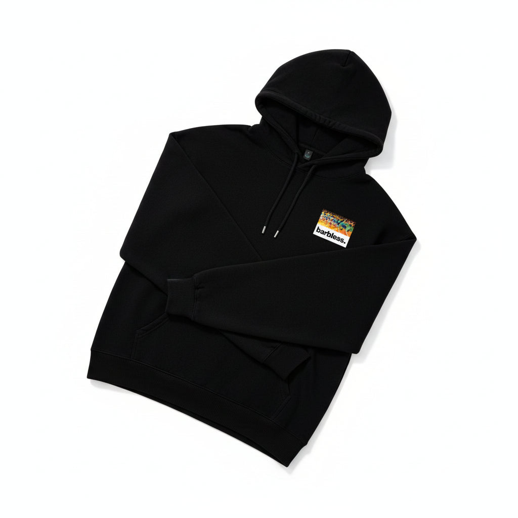 Brown Trout Flank Hoodie - Black