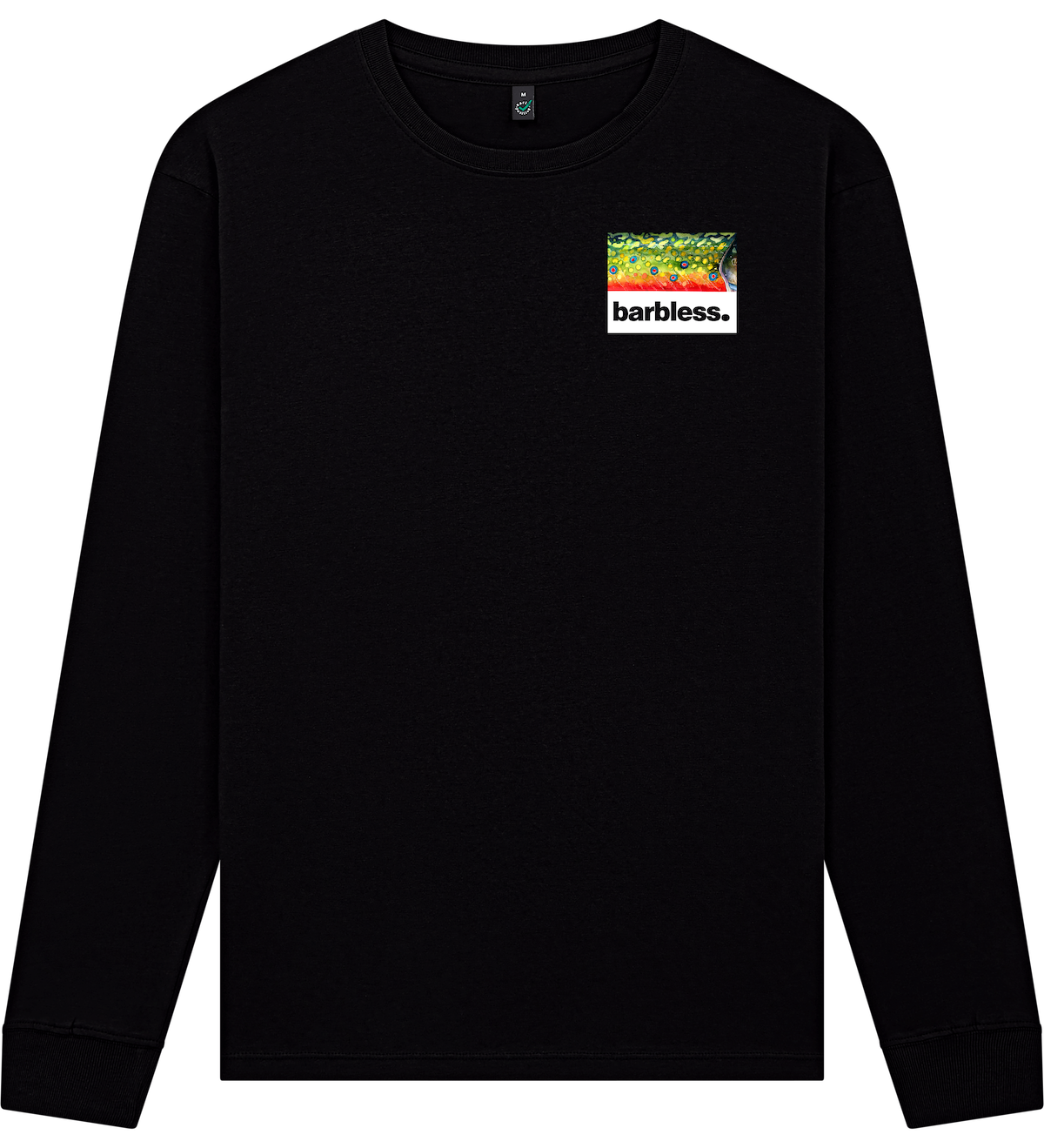Brook Trout Flank - Long Sleeve T-Shirt (Espresso)