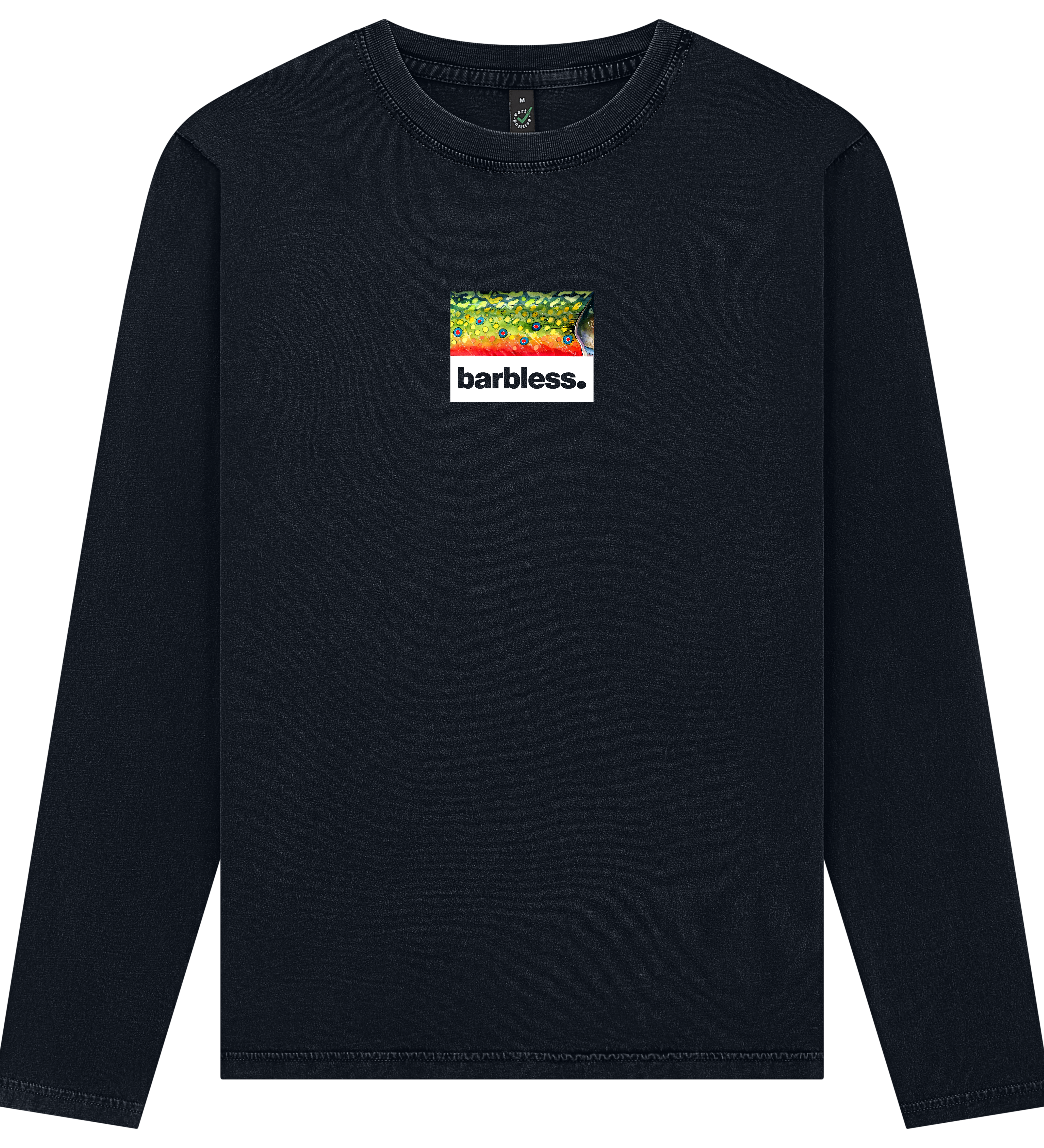Long Sleeve Casting Shirt (Stone Washed Black)