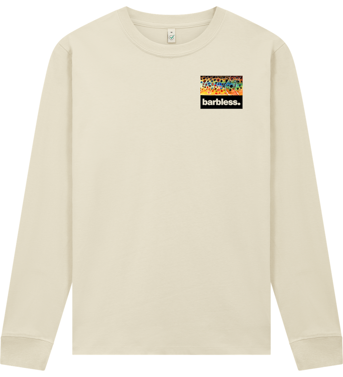 Brown Trout Flank - Long Sleeve T-Shirt (Latte)