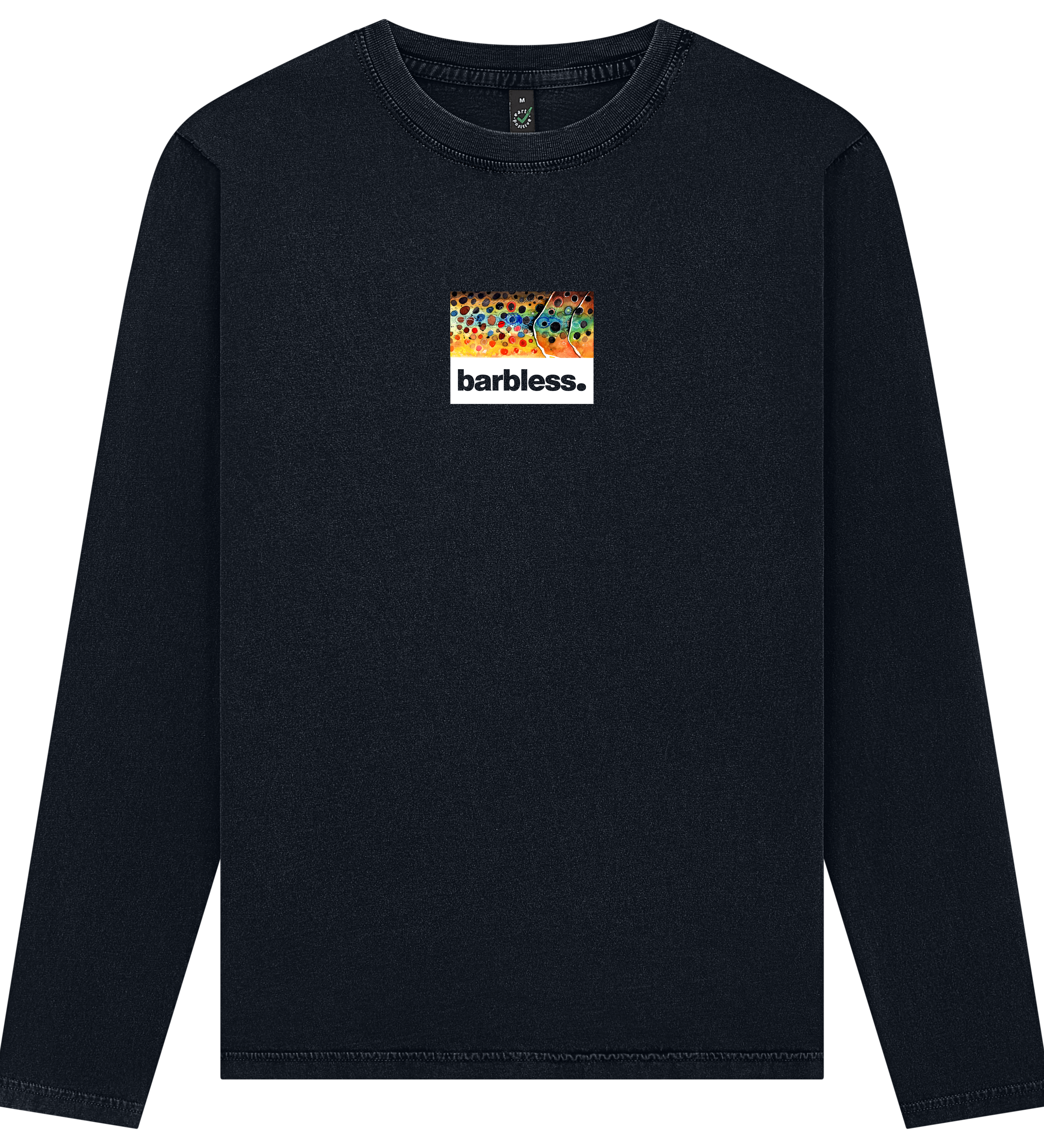 Long Sleeve Casting Shirt (Stone Washed Black)