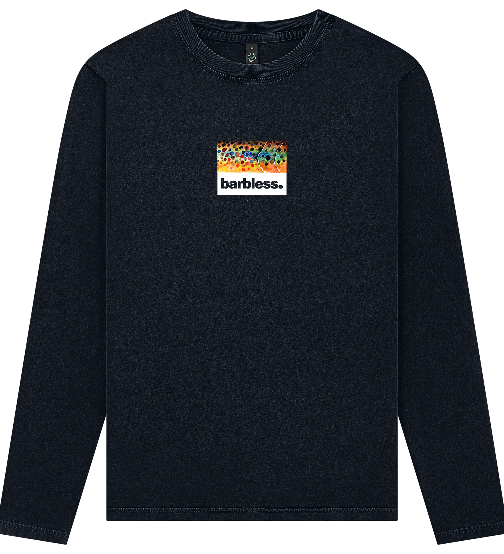 Long Sleeve Casting Shirt (Stone Washed Black)