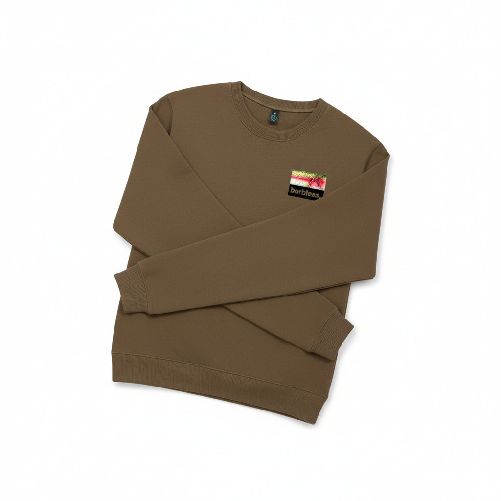 Rainbow Trout Flank Sweatshirt - Light Brown