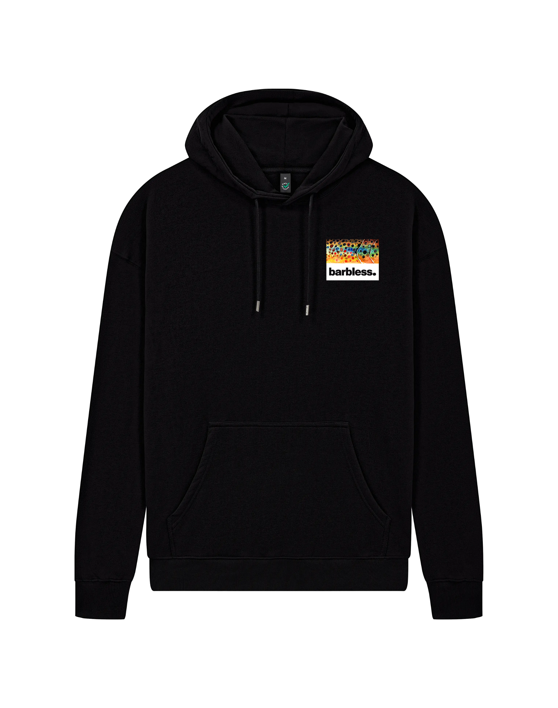 Brown Trout Flank Hoodie - Black