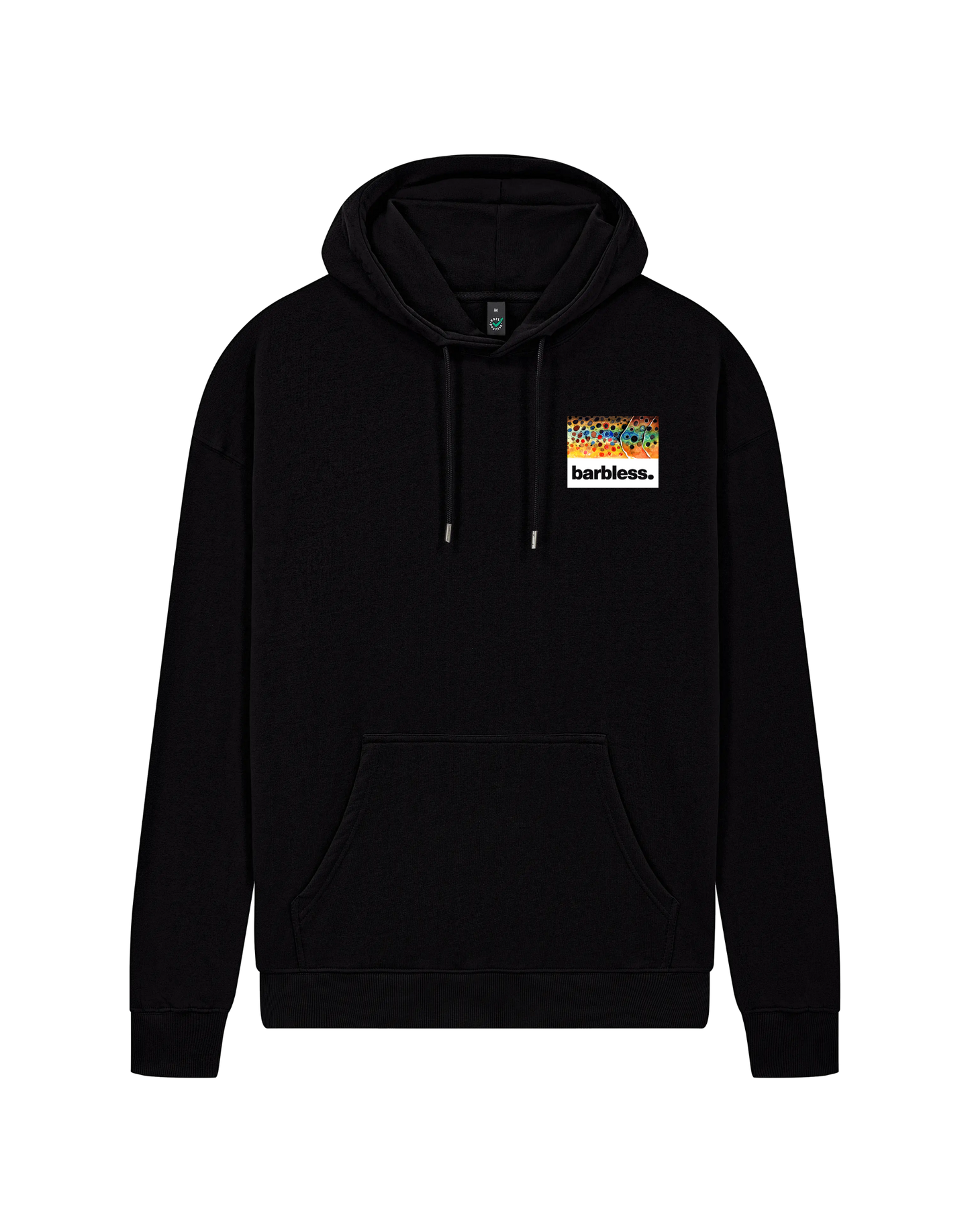 Brown Trout Flank Hoodie - Black