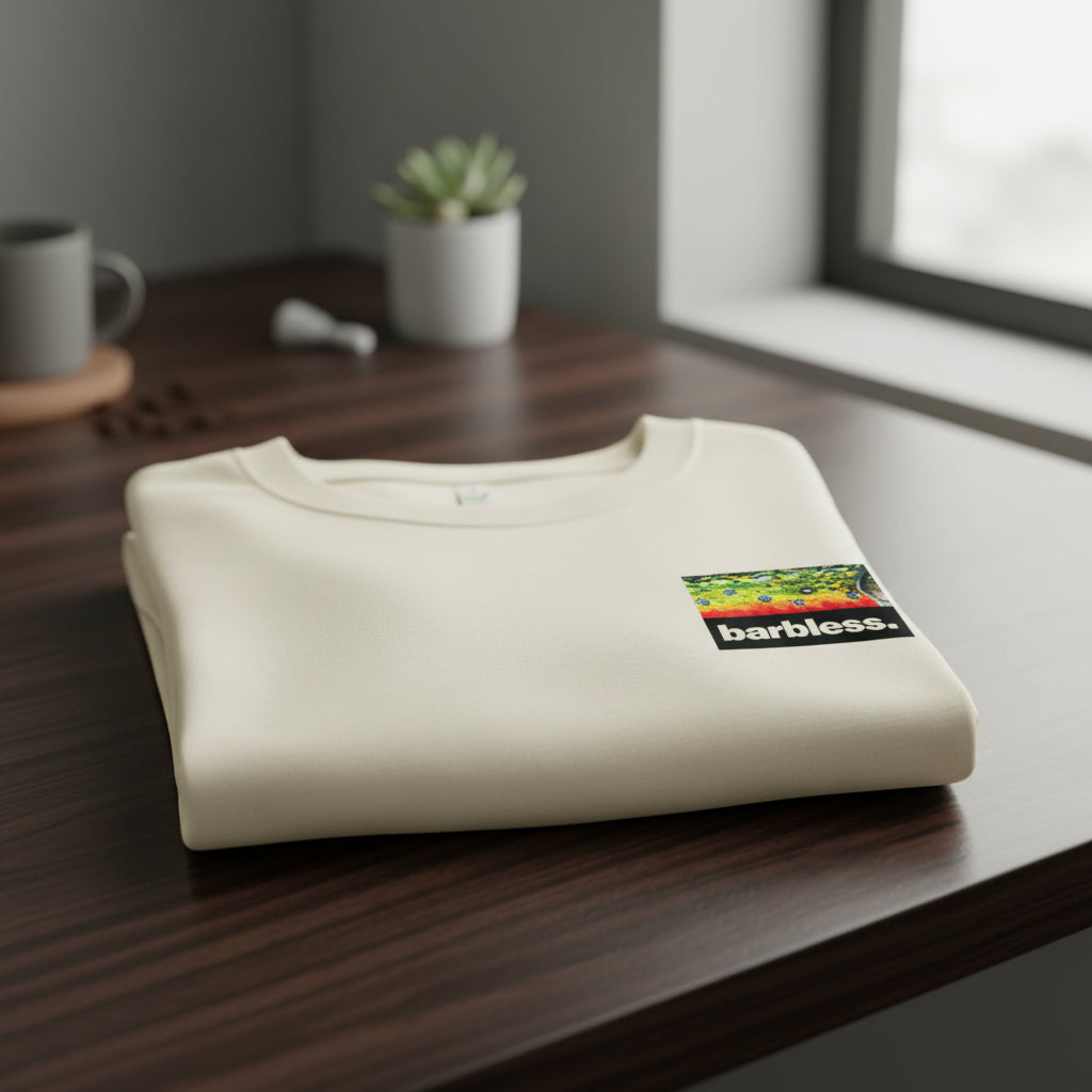 Brook Trout Flank - Long Sleeve T-Shirt (Latte)
