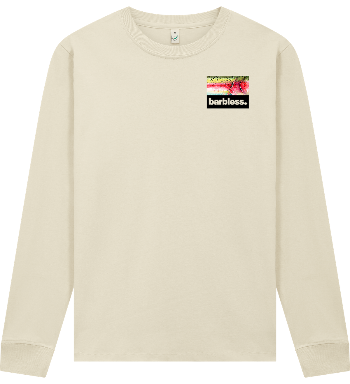 Rainbow Trout Flank - Long Sleeve T-Shirt (Latte)