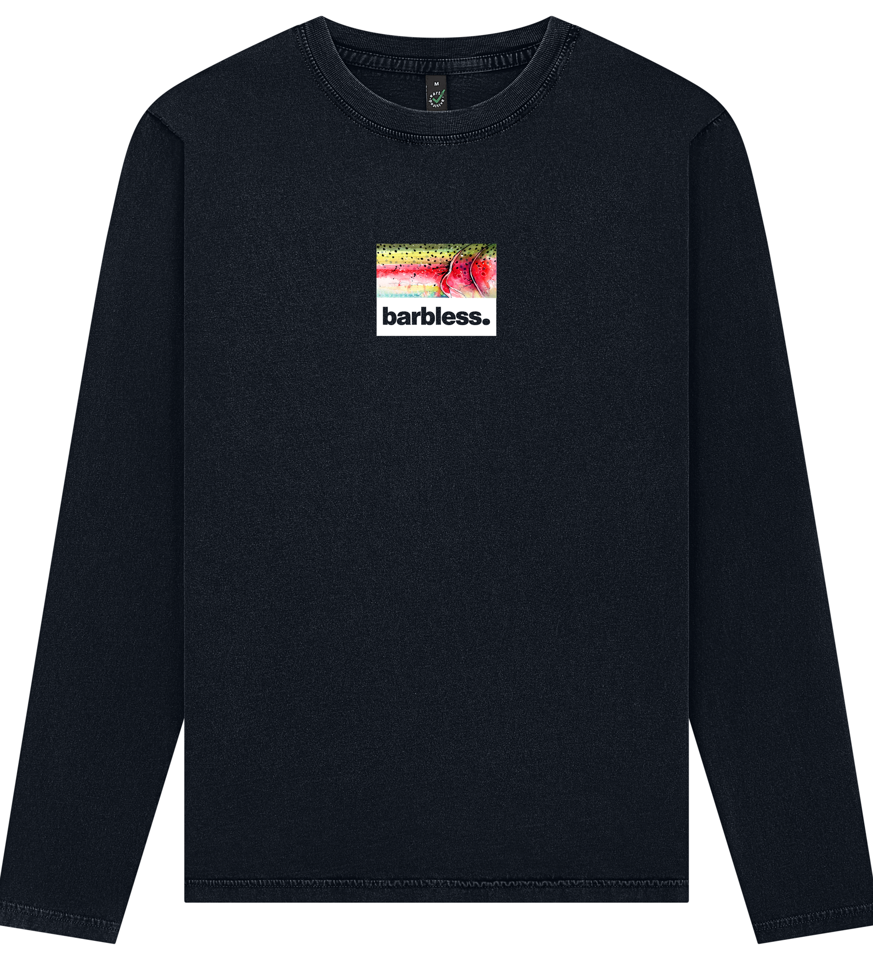 Long Sleeve Casting Shirt (Stone Washed Black)