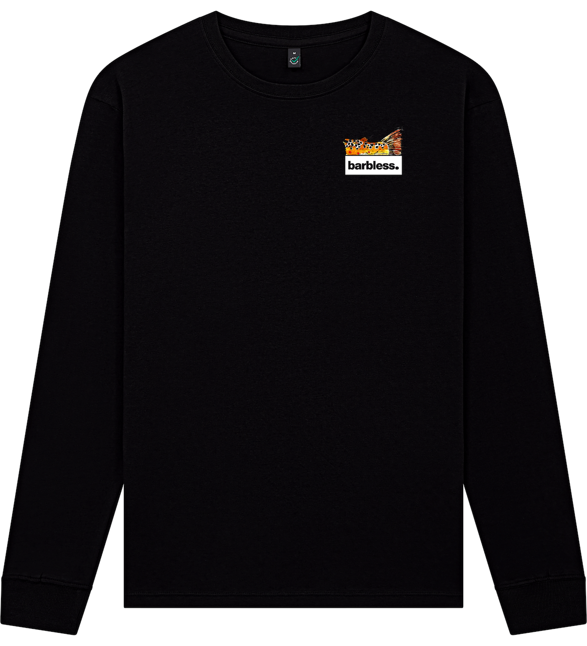 Brown Trout Tail - Long Sleeve T-Shirt (Espresso)