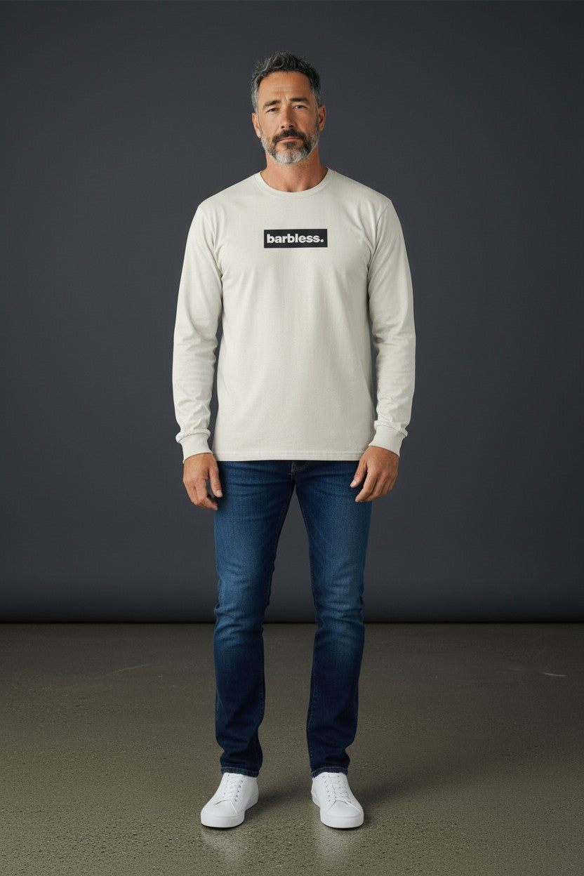 Logo - Long Sleeve T-Shirt (Latte)