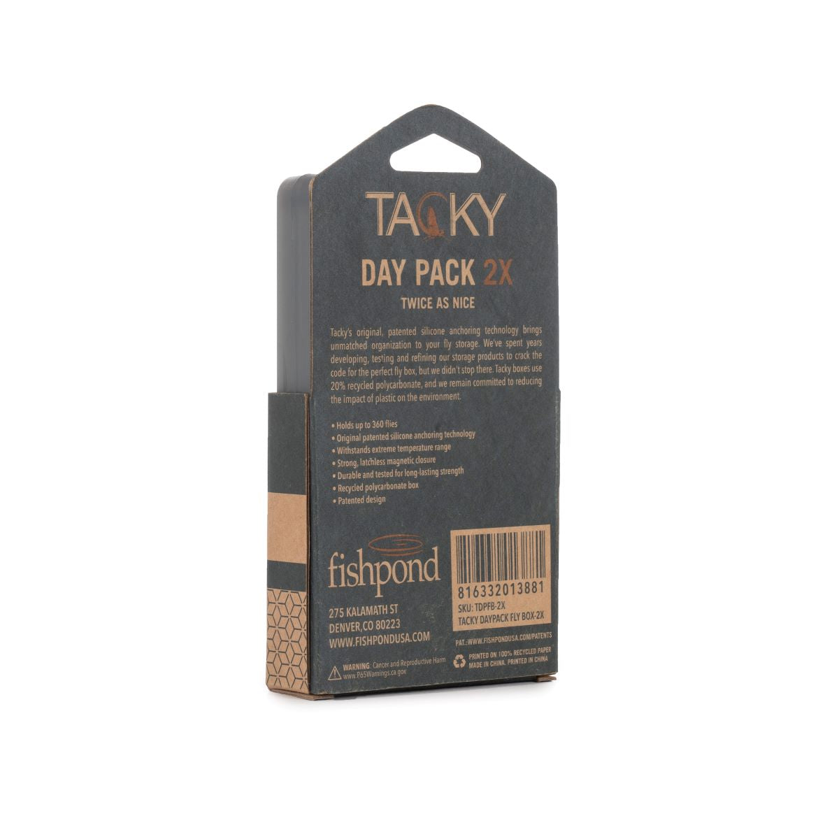 Tacky Double Sided Daypack Fly Box