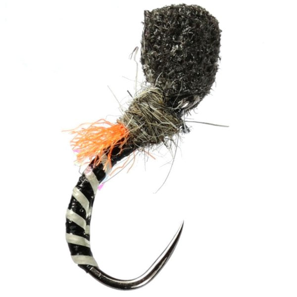 Foam Buzzer - Black Quill Dry
