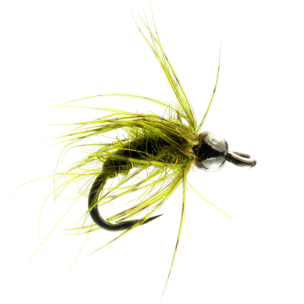 Olive Pupa Beaded Nymph
