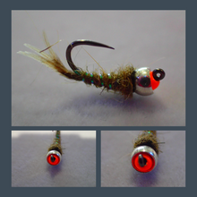 Load image into Gallery viewer, Nested Hot-Spot Tungsten Nymph Selection
