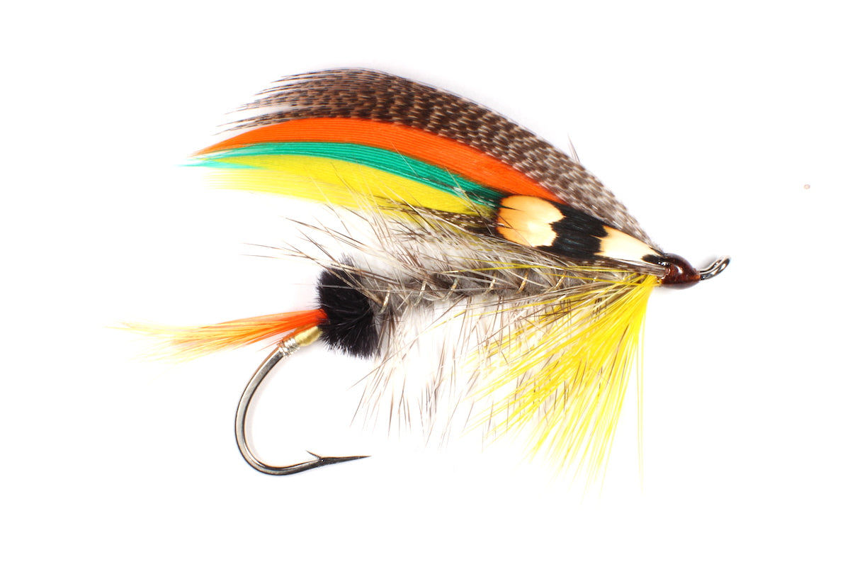 Fully Dressed Lemon Grey Salmon Fly (Single)