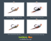 Load image into Gallery viewer, Nested Hot-Spot Tungsten Nymph Selection

