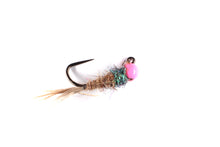 Load image into Gallery viewer, Pink Hares Ear Tungsten Jig
