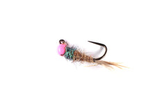 Load image into Gallery viewer, Pink Hares Ear Tungsten Jig
